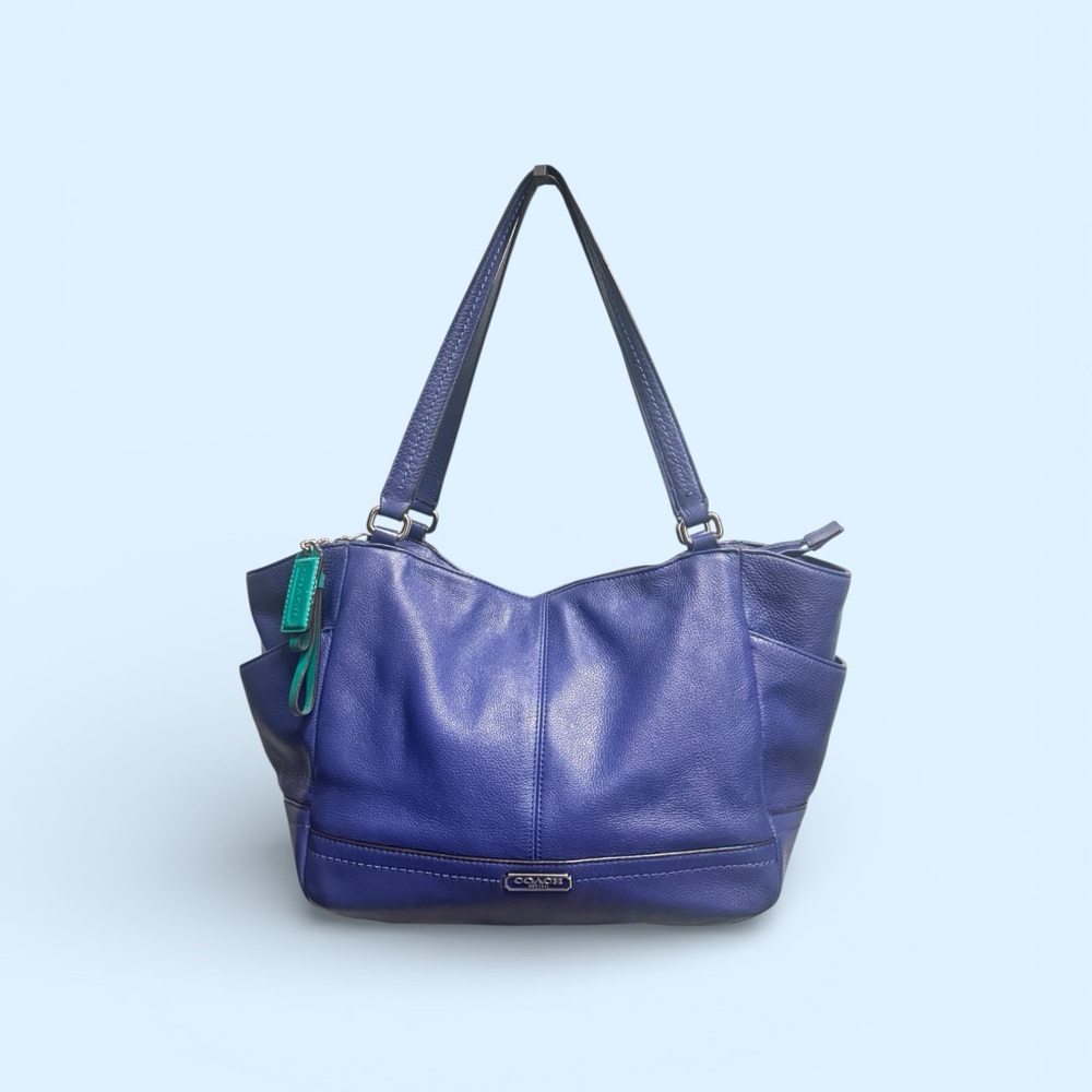 Coach Vibrant Purple Shoulder Bag - Picture 2 of 13